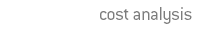 cost analysis